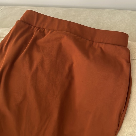 Mame Kurogouchi AIRism Cotton Slit Skirt - Picture 3 of 8